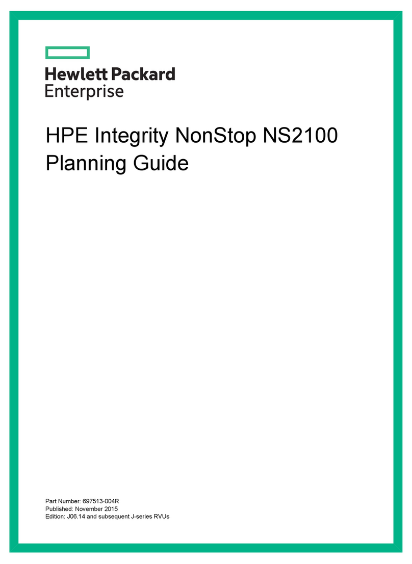 HPE Integrity NonStop NS2100 Technical manual