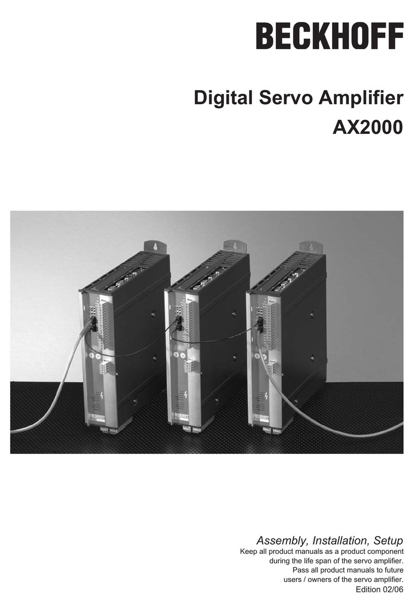 Beckhoff AX2000 User manual