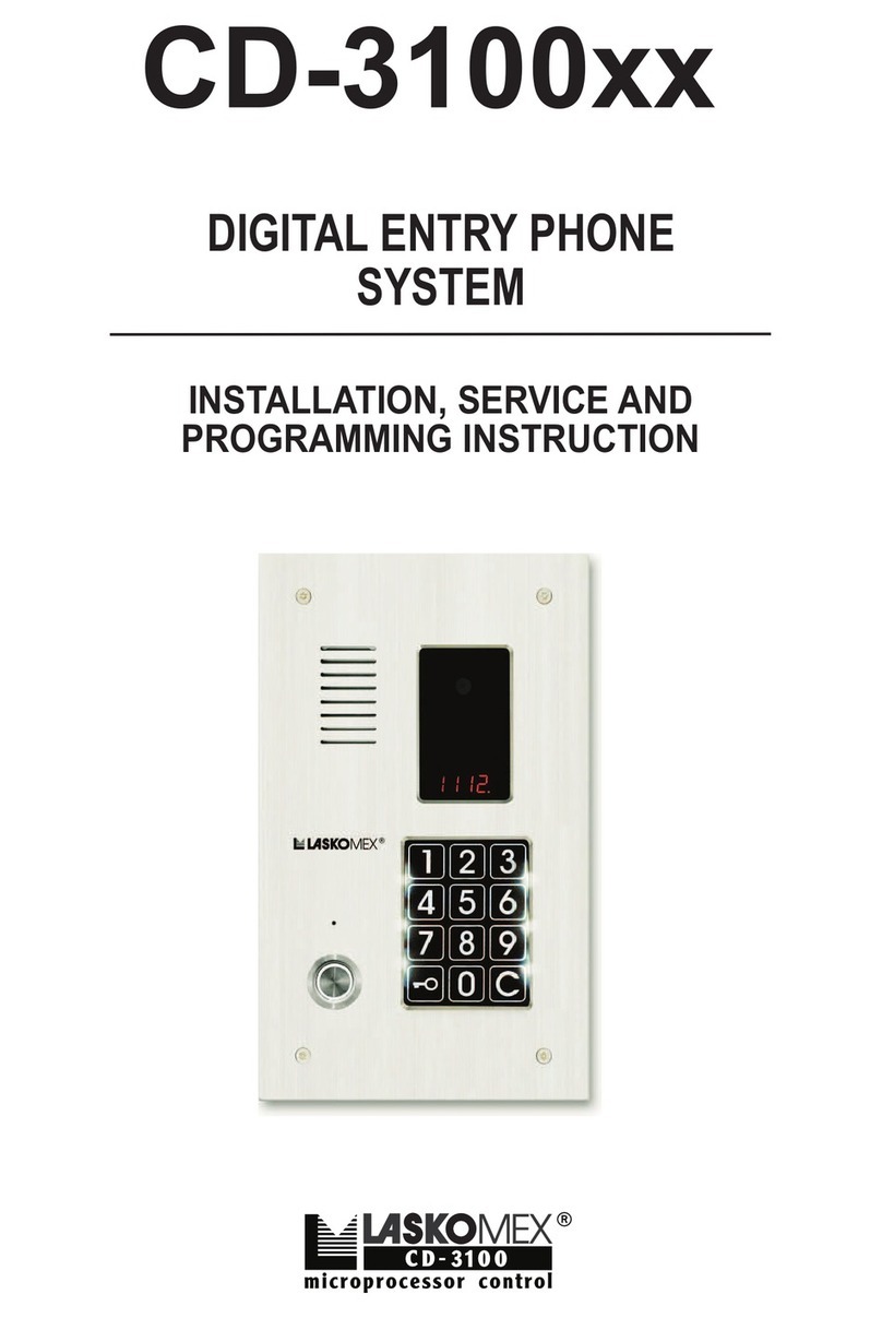 Laskomex CD-3100 Series Installation manual