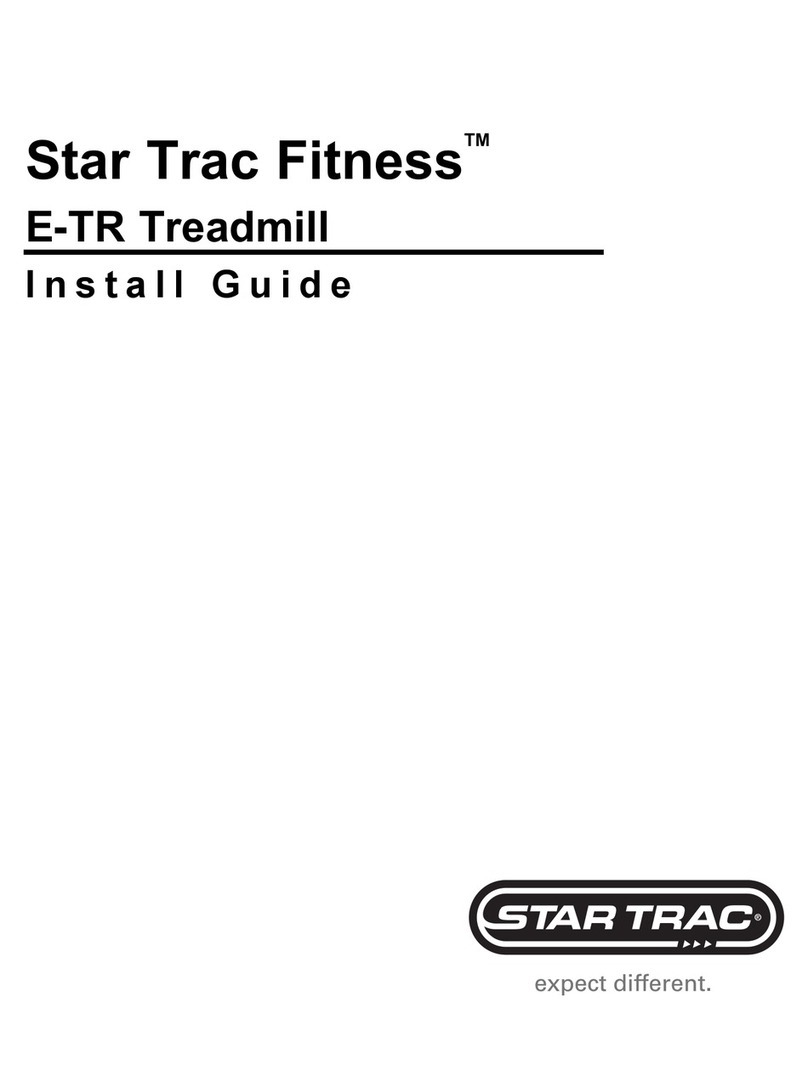 STAR TRAC FITNESS E-TR install guide