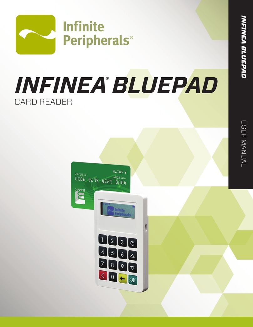 Infinite Peripherals INFINEA BLUEPAD User manual