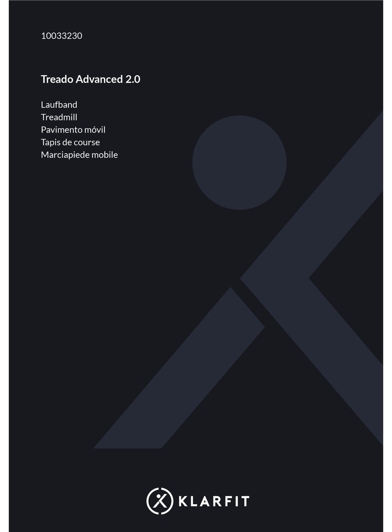 Klarfit Treado Advanced 2.0 User manual Klarfit Treado Advanced 2.0 User manual