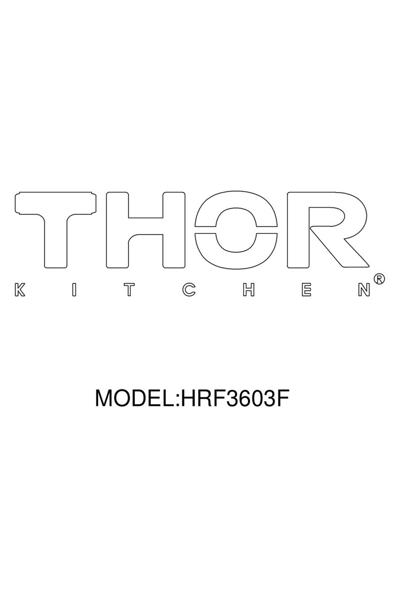 Thor Kitchen HRF3603F manual