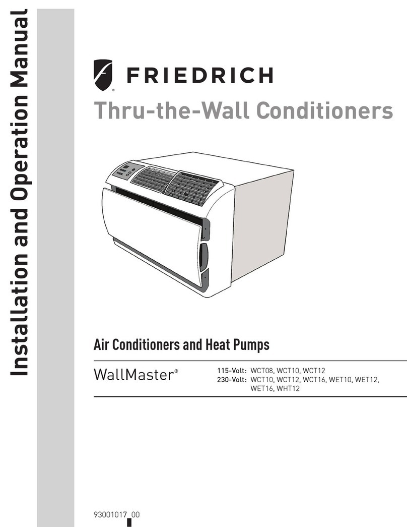 Friedrich WallMaster WCT08 User manual