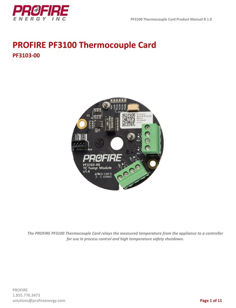 ProFire PF3100 Series User manual