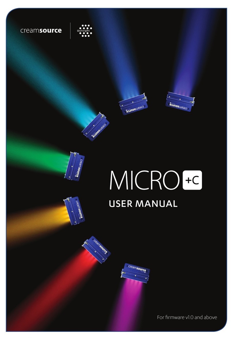 Outsight Creamsource Micro+C user manual Outsight Creamsource Micro+C user manual