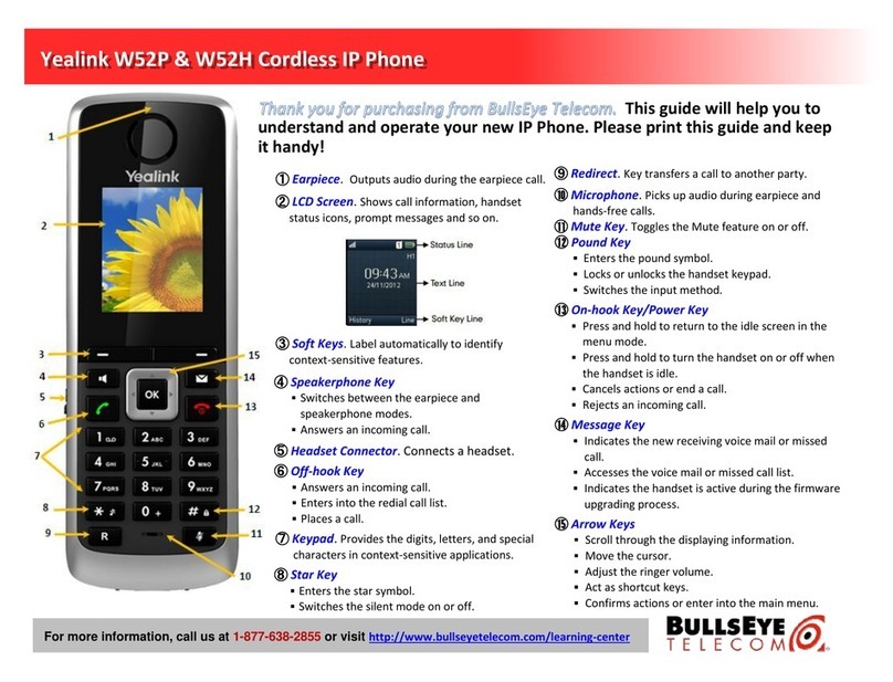 Yealink Telkom W52P User manual