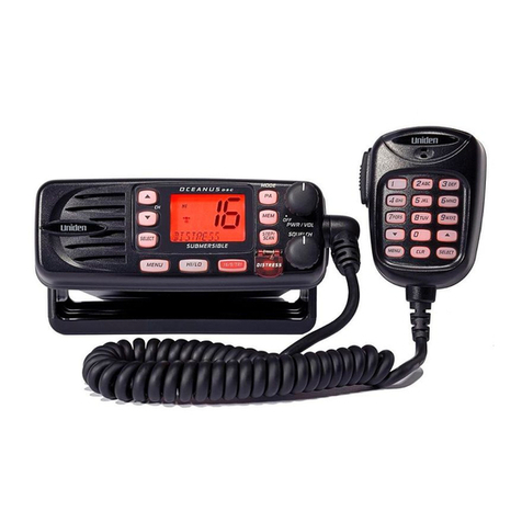 Uniden OCEANUS DSC/ATIS Operating and installation instructions