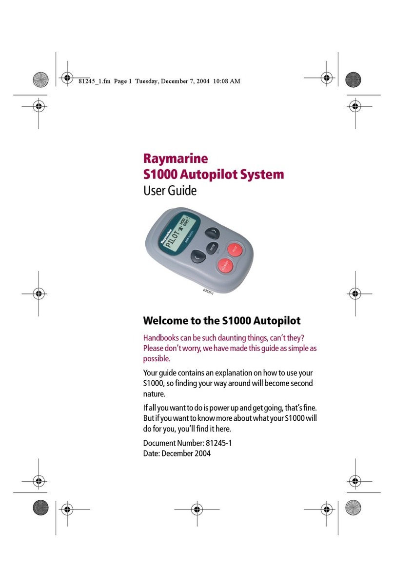 Raymarine SmartPilot S1000 user guide