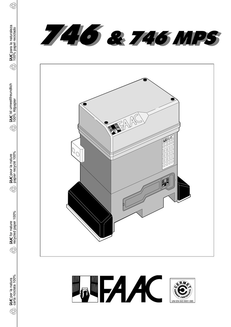 FAAC 746 ER CAT manual