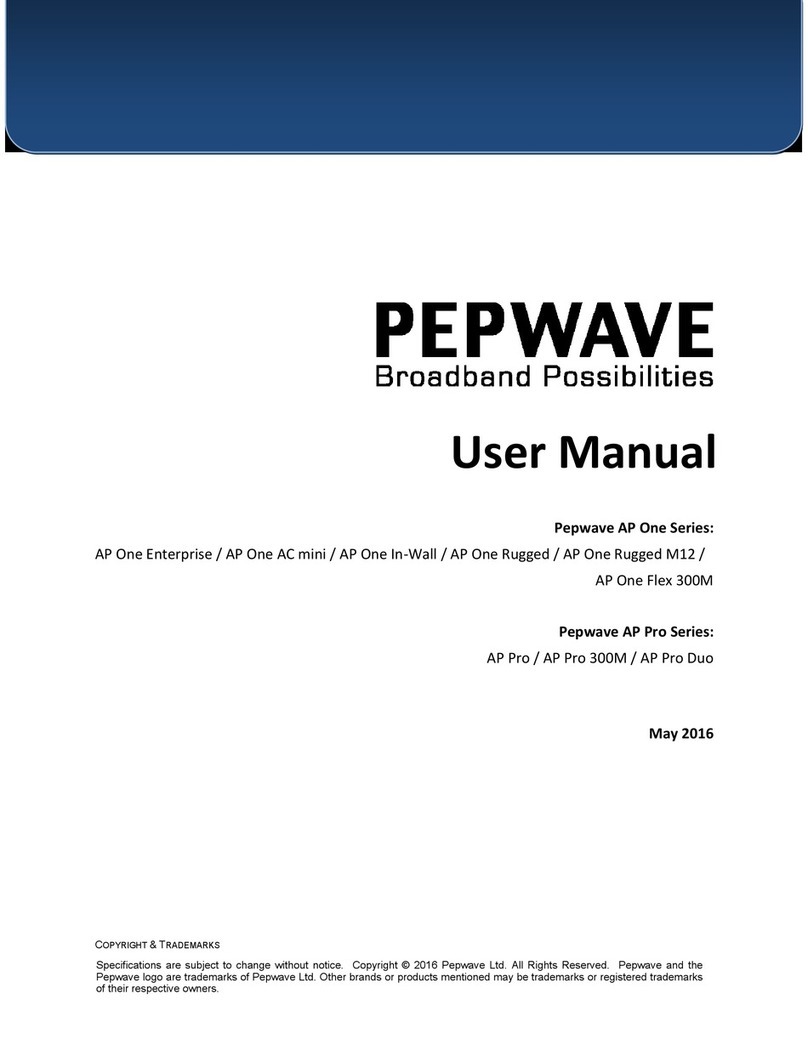 Pepwave AP One Series User manual