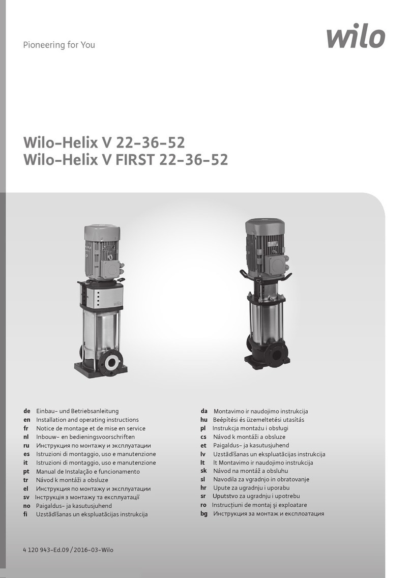 Wilo Helix V 22 User manual