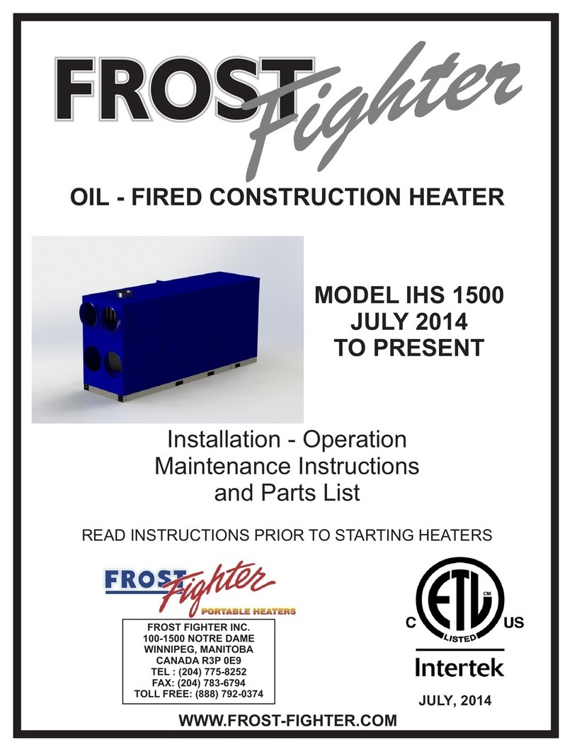 Frost Fighter IHS 1500 Manual