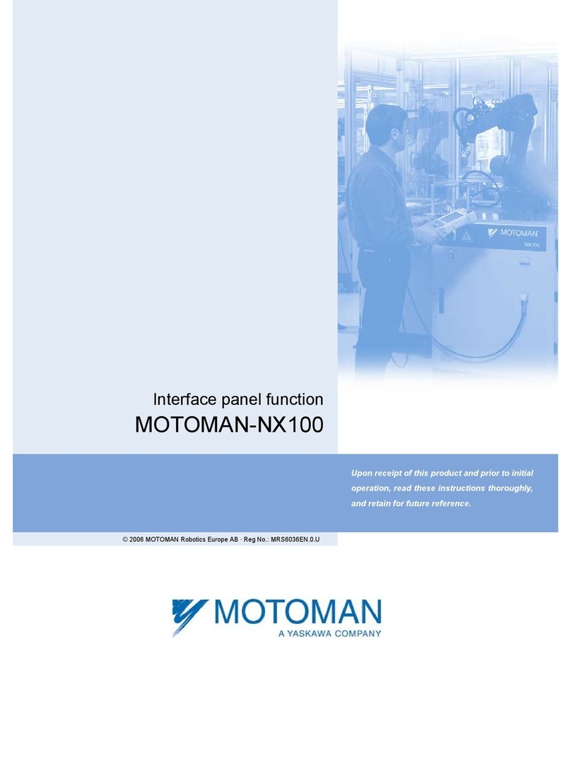 YASKAWA MOTOMAN-NX100 Function manual