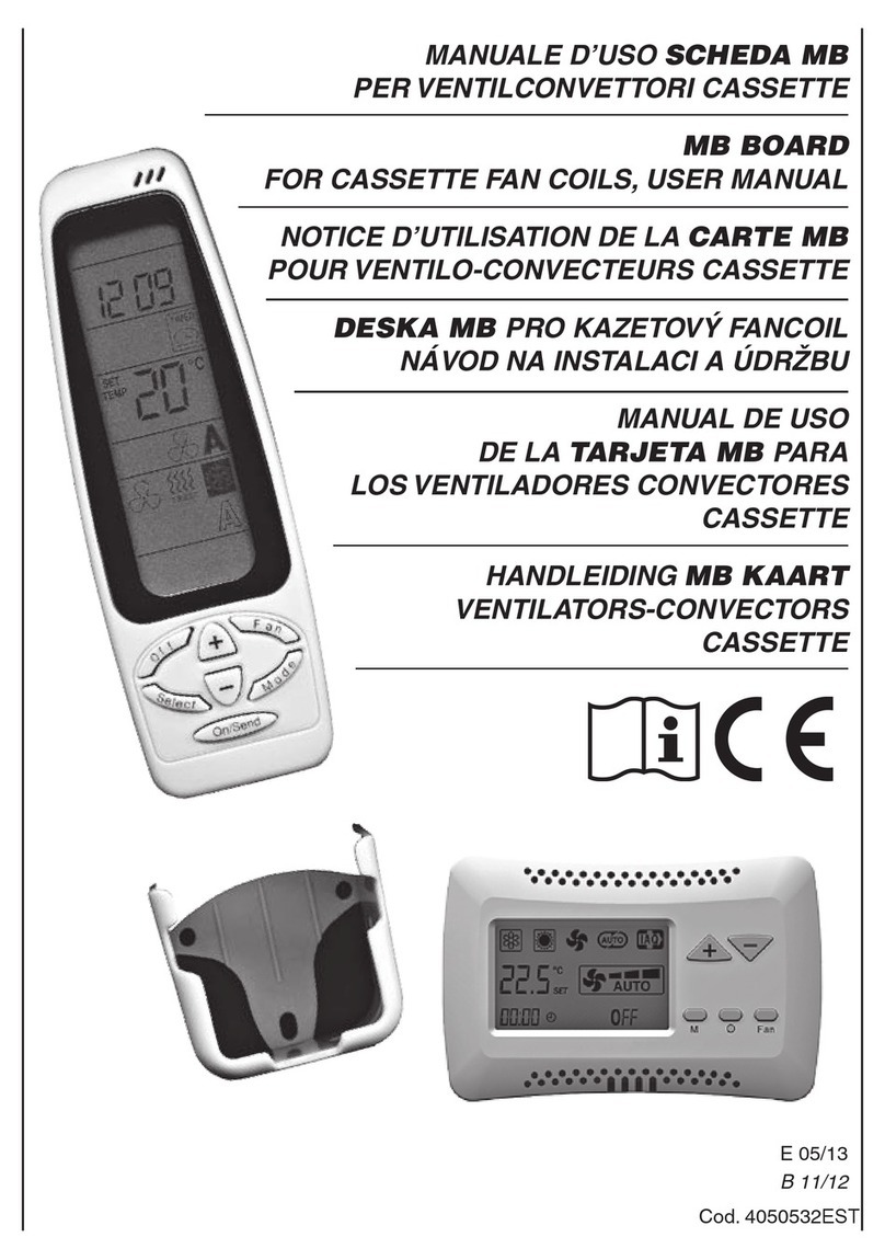 Sabiana MB BOARD User manual
