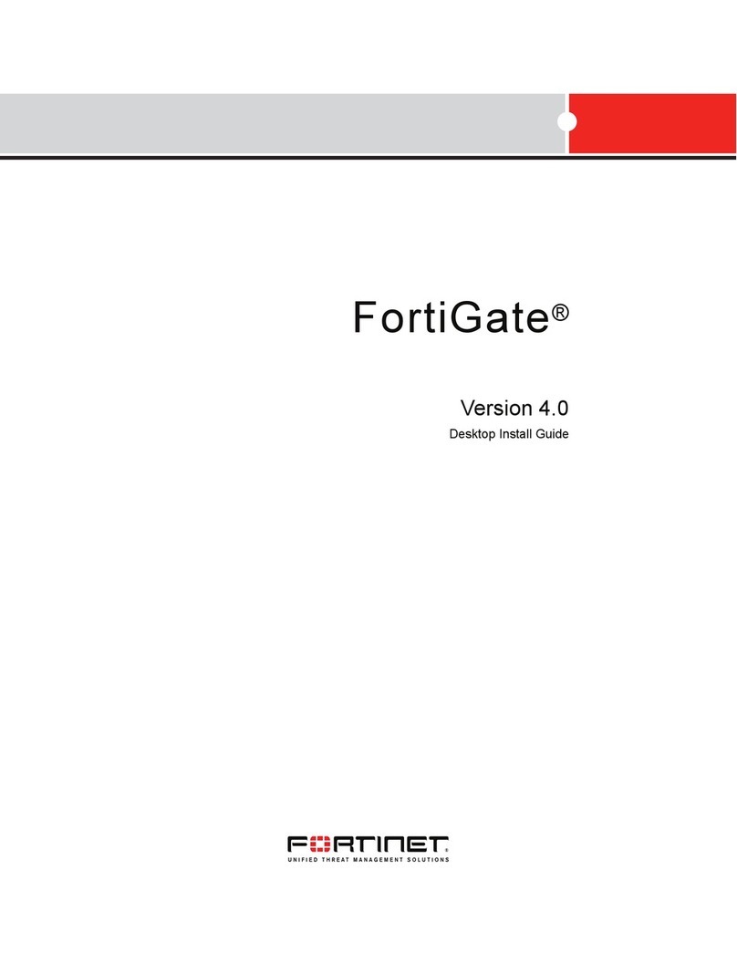 Fortinet FortiGate Voice Series User manual