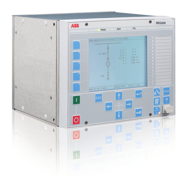ABB Relion 630 Series Operation manual