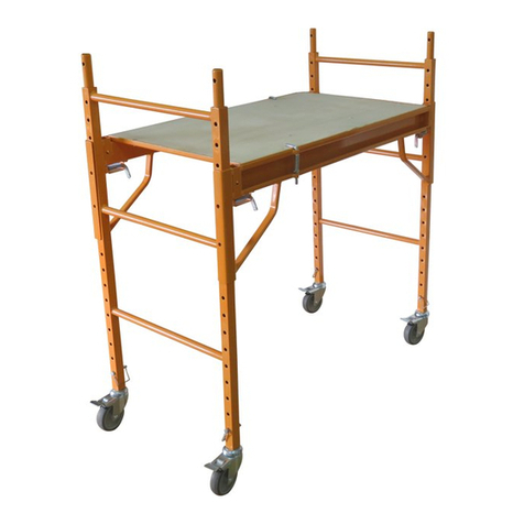 GSSIM Mini Scaffold Assembly & operating instructions