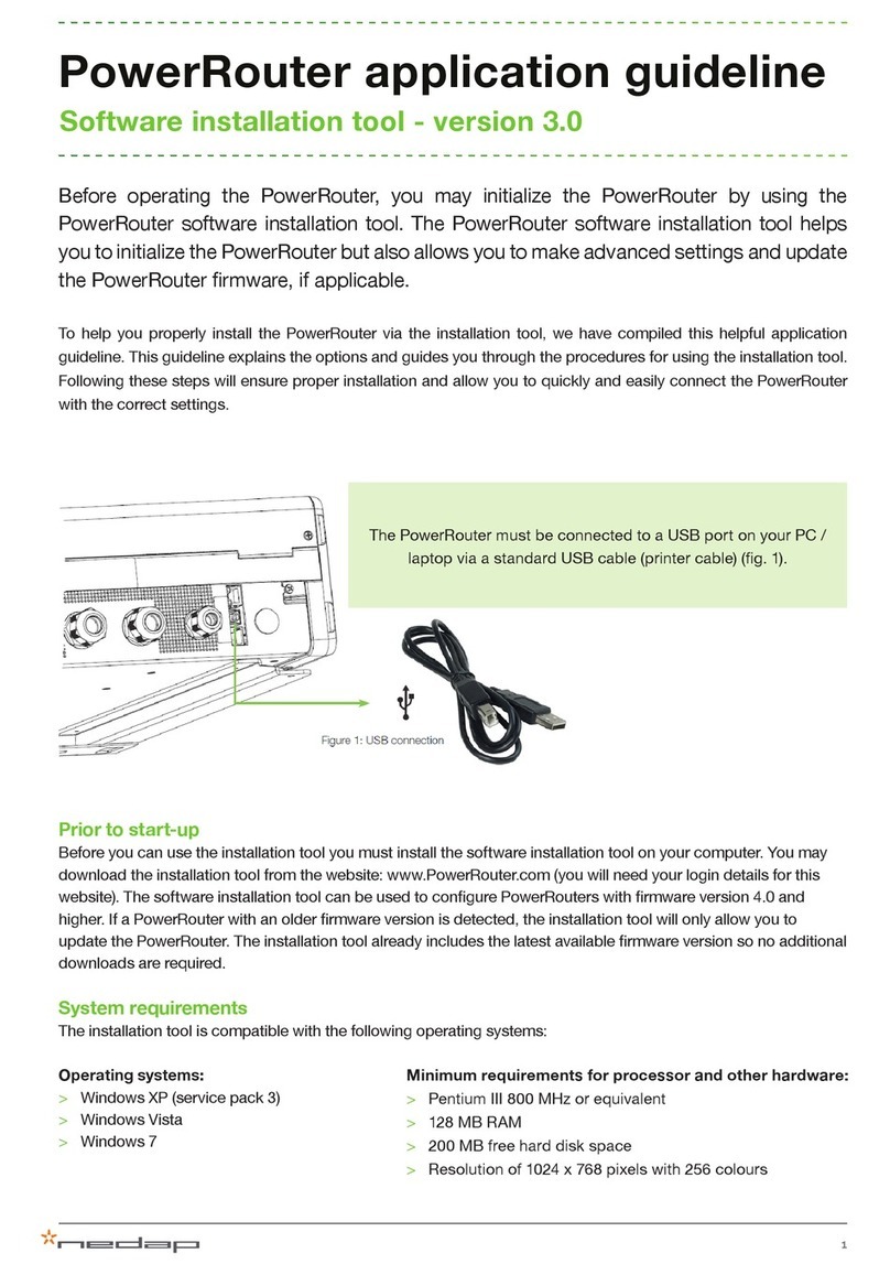 Nedap PowerRouter Instruction Manual