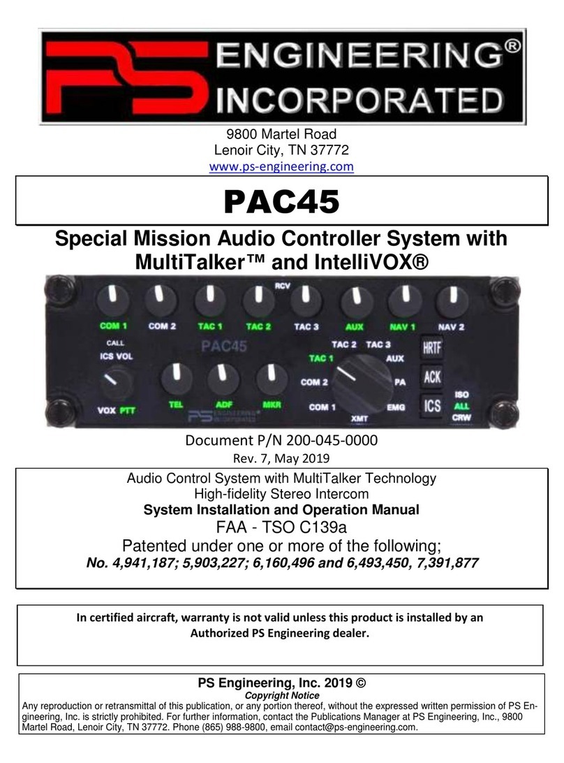 PS Engineering PAC45 System With MultiTalker System installation and operation manual PS Engineering PAC45 System With MultiTalker System installation and operation manual