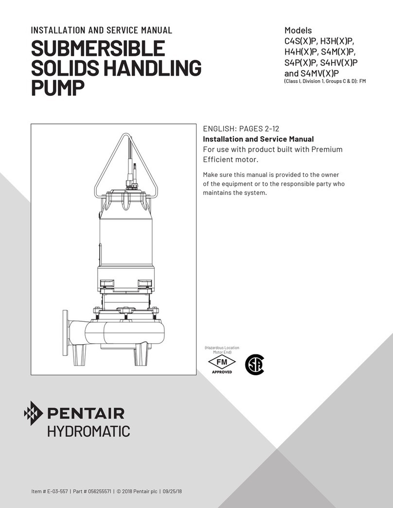 Pentair Hydromatic C4SP Manual