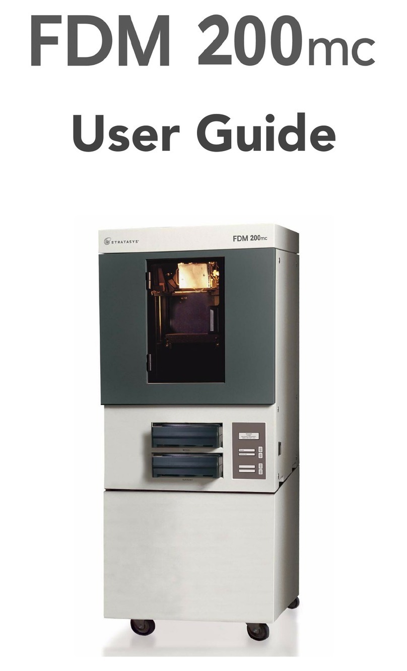 Stratasys FDM 200mc User manual