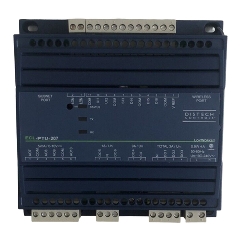 Distech Controls ECL-PTU-207 User manual