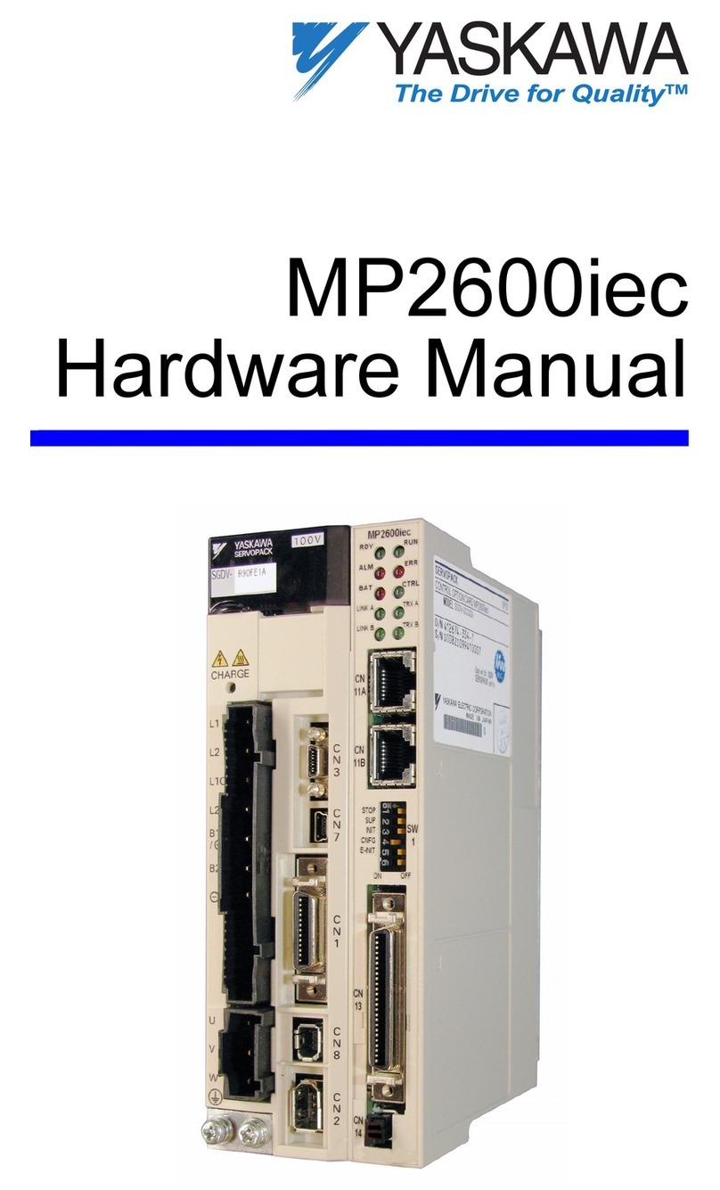 YASKAWA MP2600iec User manual