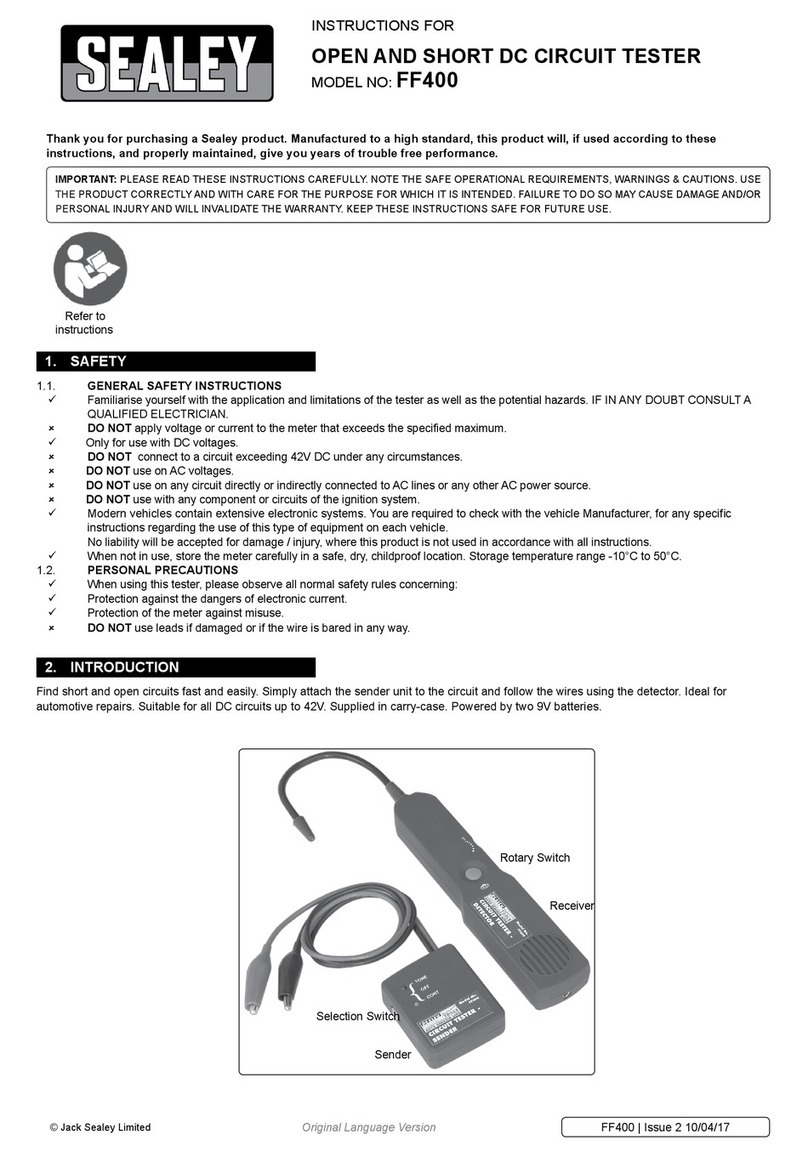 Sealey FF400 instructions