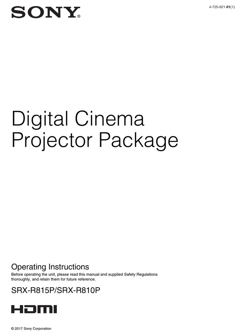 Sony SRX-R815P User manual