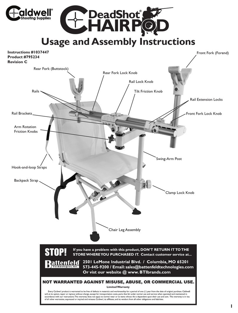 Caldwell 795234 Usage and Assembly Instructions