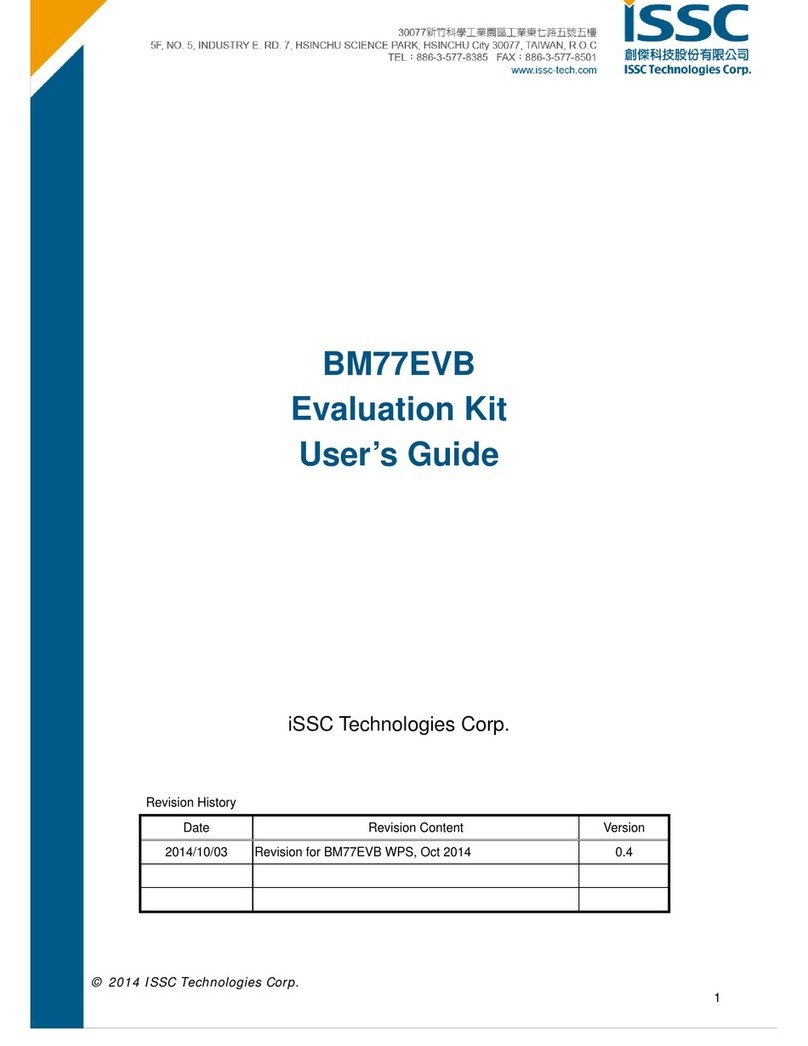 ISSC BM77EVB User manual