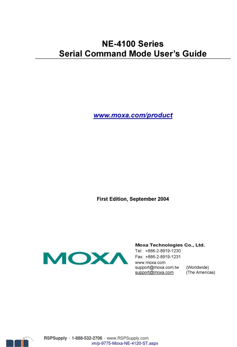 Moxa Technologies NE-4100 Series user guide