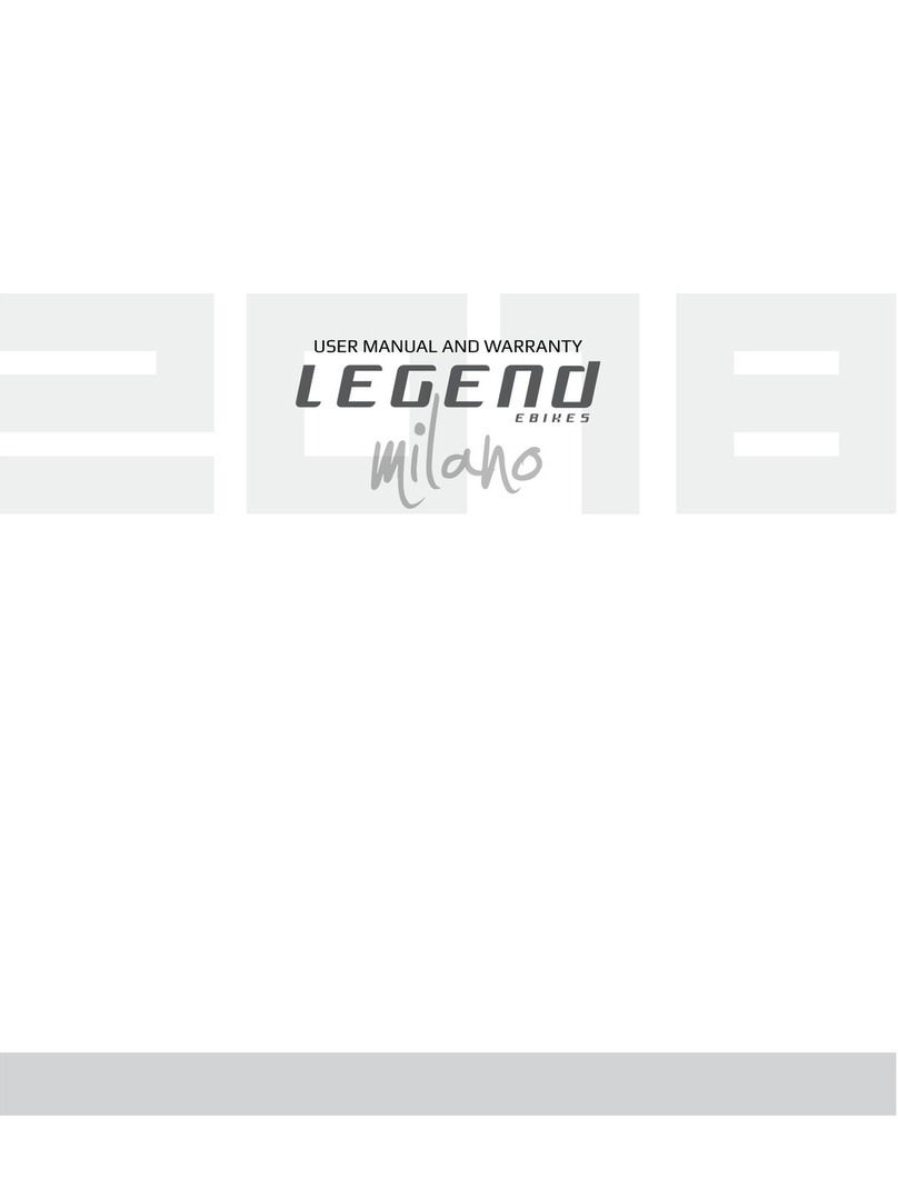 Legend MILANO User manual and warranty