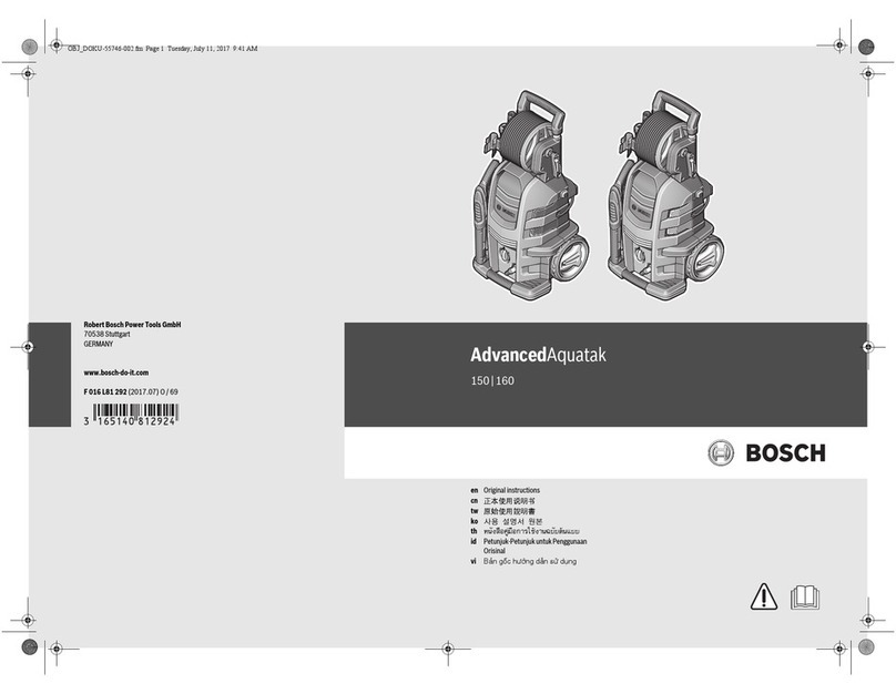 Bosch Advanced Aquatak 150 Original instructions
