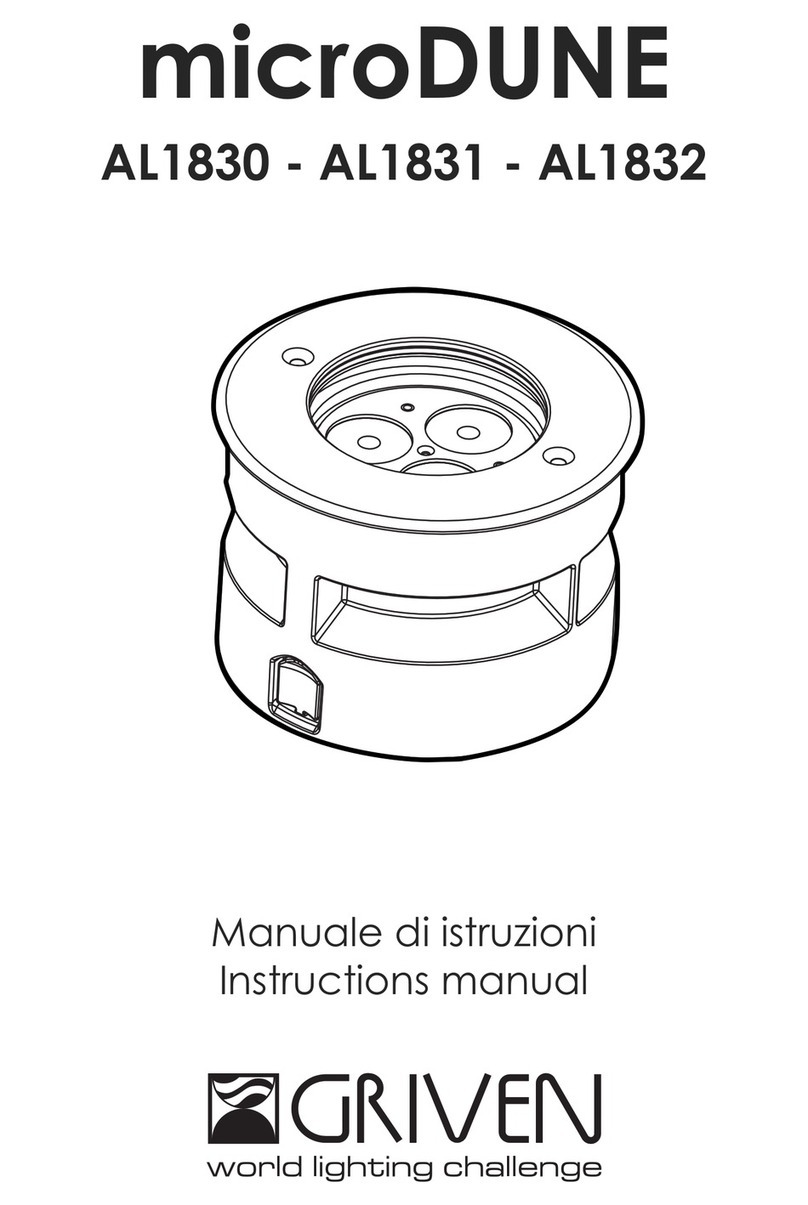 Griven microDUNE AL1830 instruction manual