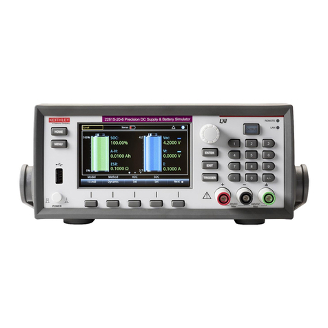 Keithley 2281S Series User manual
