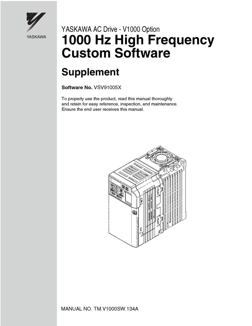 YASKAWA VU*B****AA*-134 Series User manual