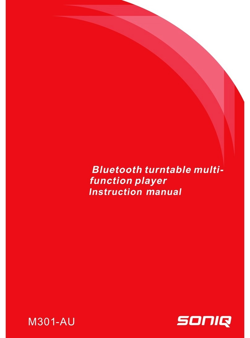 SONIQ M301R instruction manual