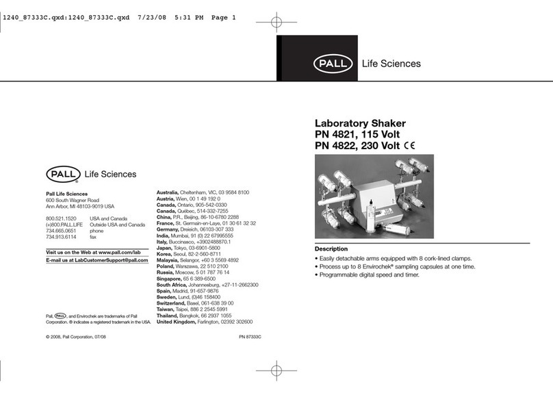 Pall 4821 Instructions for use