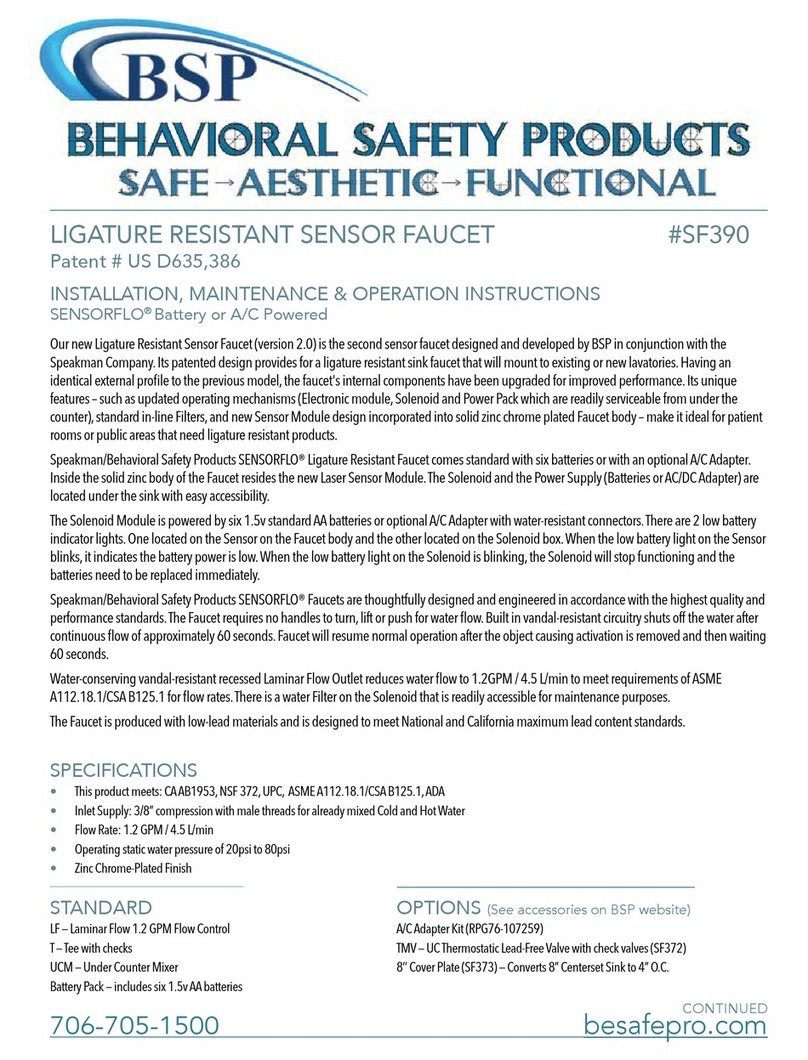 BSP SF390 User manual
