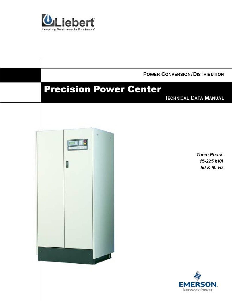 Emerson Liebert PPC 15-30 kVA Technical data manual