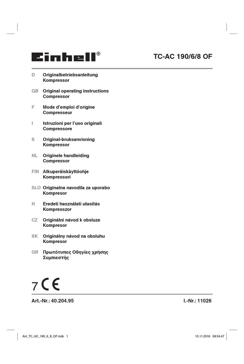 EINHELL TC-AC 190/6/8 OF User manual