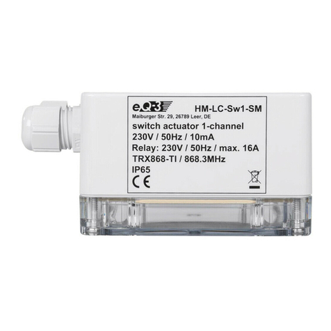 HomeMatic HM-LC-Sw1-SM Installation and operating manual