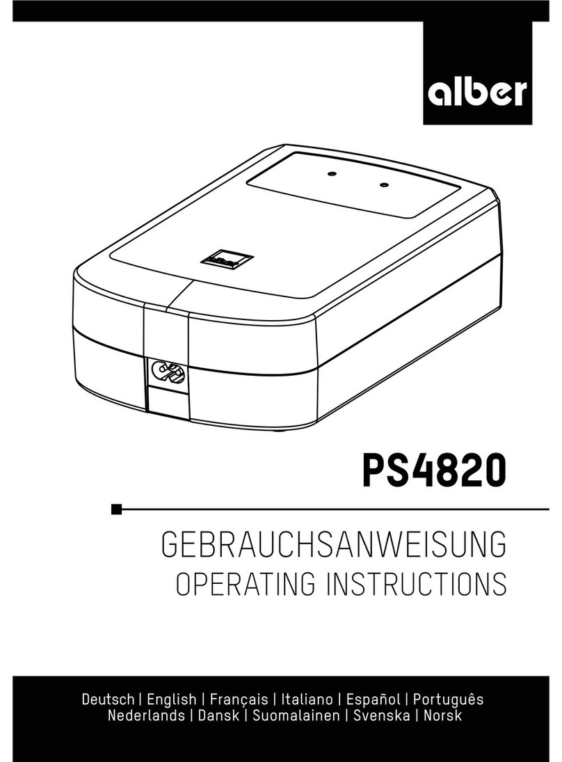 Alber PS4820 operating instructions
