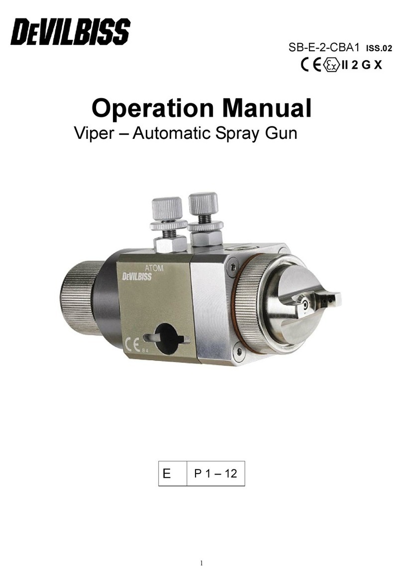 DeVilbiss Viper Operation manual