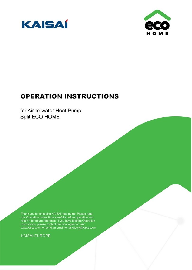 Kaisai Split ECO HOME Operation instructions
