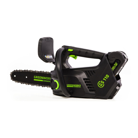 GreenWorks GS 110 User manual