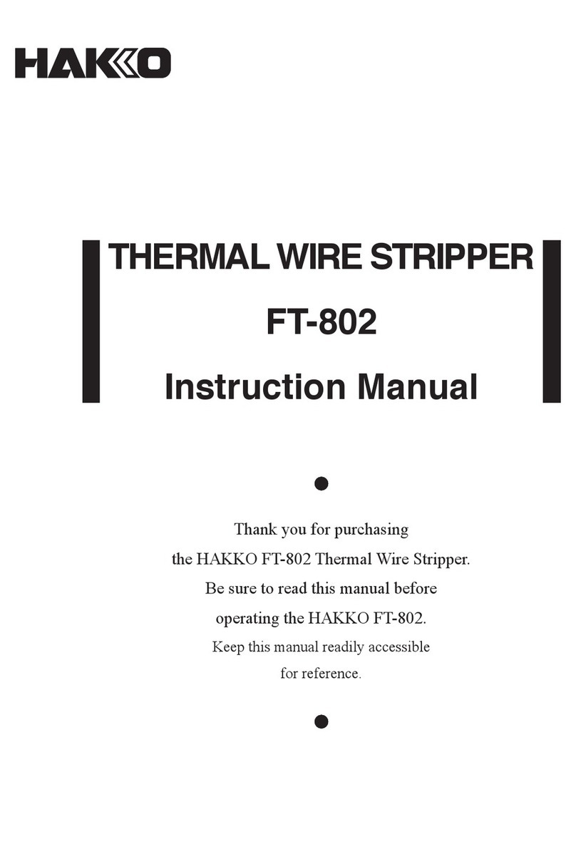 Hakko Electronics FT-802 instruction manual
