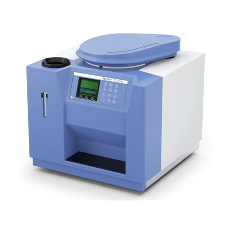 IKA C 200 User manual